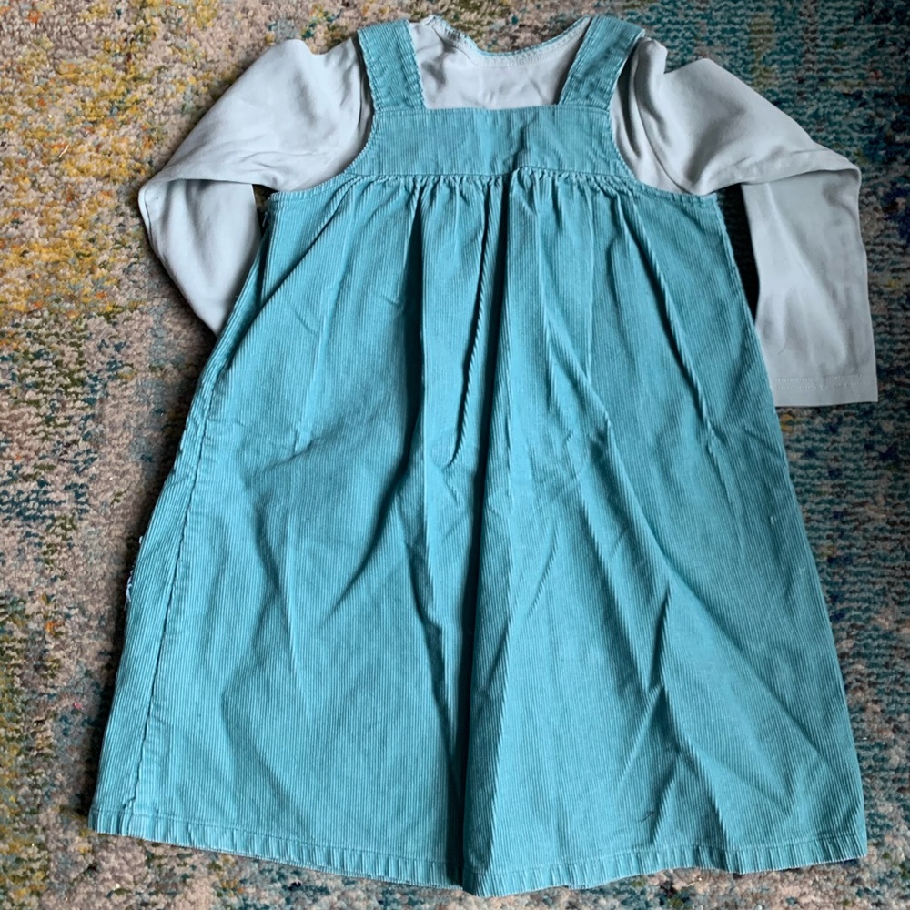 Mini Boden Adorable Blue Corduroy Jumper size 5-6! - Picture 6 of 6